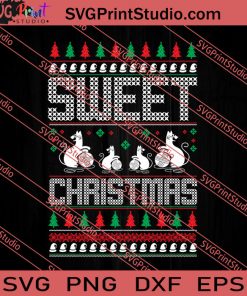 Sweet Christmas SVG PNG EPS DXF Silhouette Cut Files