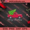 Christmas Tree On Car Xmas SVG PNG EPS DXF Silhouette Cut Files