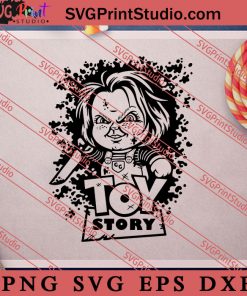 Chucky Toy Story Halloween SVG PNG EPS DXF Silhouette Cut Files