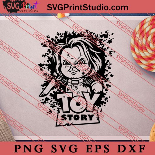 Chucky Toy Story Halloween SVG PNG EPS DXF Silhouette Cut Files