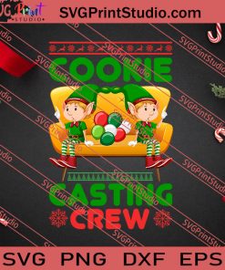 Cookie Casting Crew Christmas SVG PNG EPS DXF Silhouette Cut Files