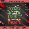 Cookies For Santa Carrots For Reindeer SVG PNG EPS DXF Silhouette Cut Files