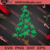 Dinosaur Christmas Tree Graphics SVG PNG EPS DXF Silhouette Cut Files