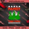 Family Tree Farm Christmas SVG PNG EPS DXF Silhouette Cut Files