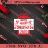 Happy Merry Christmas 2022 SVG PNG EPS DXF Silhouette Cut Files