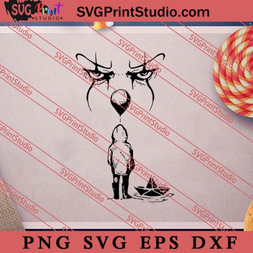 IT Movie Halloween SVG PNG EPS DXF Silhouette Cut Files