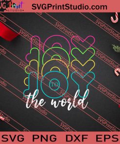 Joy To The World Christmas SVG PNG EPS DXF Silhouette Cut Files