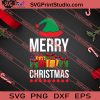 Merry Christmas SVG PNG EPS DXF Silhouette Cut Files