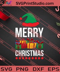 Merry Christmas SVG PNG EPS DXF Silhouette Cut Files