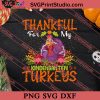 Thankful For My Kindergarten Turkey SVG PNG EPS DXF Silhouette Cut Files
