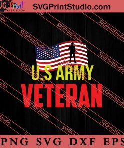 U.S Army Veteran SVG PNG EPS DXF Silhouette Cut Files