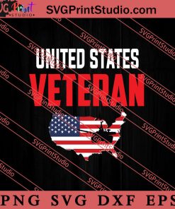 United States Veteran SVG PNG EPS DXF Silhouette Cut Files