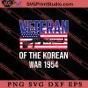 Veteran Of The Korean War 1954 SVG PNG EPS DXF Silhouette Cut Files