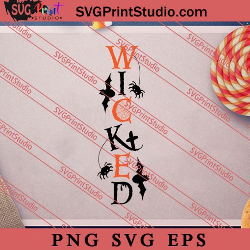 Wicked Halloween Horror SVG PNG EPS DXF Silhouette Cut Files