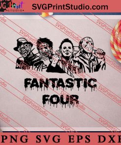 Fantastic Four Halloween SVG PNG EPS DXF Silhouette Cut Files