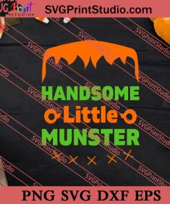 Handsome Little Munster Halloween SVG PNG EPS DXF Silhouette Cut Files