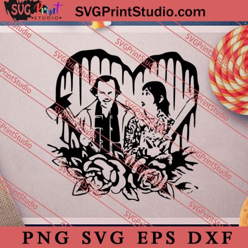 Jack And Wendy Halloween SVG PNG EPS DXF Silhouette Cut Files