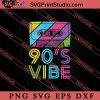 90s Vibe Retro Vintage SVG, Retro SVG, Vintage 90's Design, 1990s 1980s Nostalgia SVG PNG EPS DXF Silhouette Cut Files