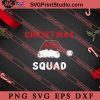 Christmas Squad Bufffalo Plaid Santa Hat Christmas SVG, Merry X'mas SVG, Christmas Gift SVG PNG EPS DXF Silhouette Cut Files