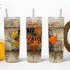 Fall For Jesus He Never Leaves Skinny Tumblers, 20oz Skinny Straight, Template for Sublimation, Full Tumbler Wrap, PNG Digital Download