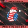 Softball America Christmas SVG, Merry X'mas SVG, Christmas Gift SVG PNG EPS DXF Silhouette Cut Files