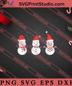 X'mas Snowmans Christmas SVG, Merry X'mas SVG, Christmas Gift SVG PNG EPS DXF Silhouette Cut Files