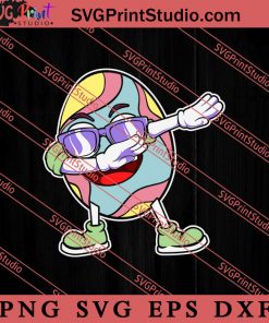 Dabbing Egg Easter Happy Easter Day SVG, Easter's Day SVG, Cute SVG, Eggs SVG EPS PNG Cricut File Instant Download