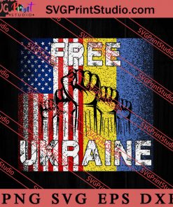 Free Ukraine Stop War Save SVG, America Flag SVG, Ukraine Flag SVG, Support Ukraine SVG PNG EPS DXF Silhouette Cut Files
