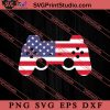4th Of July Video Game SVG, 4th of July SVG, Independence Day SVG PNG EPS DXF Silhouette Cut Files
