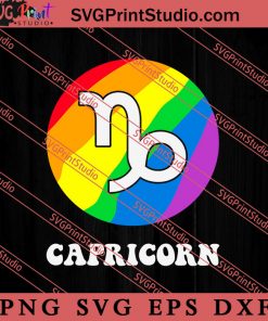 Capricorn LGBT LGBT Pride SVG, LGBTQ SVG, Gay SVG
