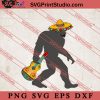 Mexican Bigfoot SVG, Cinco de Mayo SVG, Mexico SVG, Fiesta Party SVG EPS DXF PNG Cricut File Instant Download