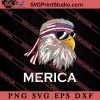 Eagle Mullet Merica SVG, 4th of July SVG, Independence Day SVG PNG EPS DXF Silhouette Cut Files