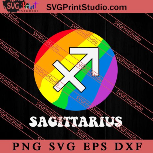 Sagittarius LGBT LGBT Pride SVG, LGBTQ SVG, Gay SVG