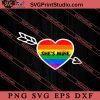Shes Mine LGBT Couple Rainbow SVG, LGBTQ SVG, Gay SVG