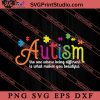 Autism Different Is Beautiful SVG, Autism Awareness SVG, Puzzle SVG