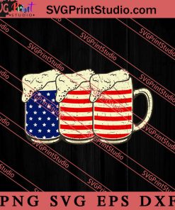 Beer American Flag 4th of July SVG, 4th of July SVG, America SVG