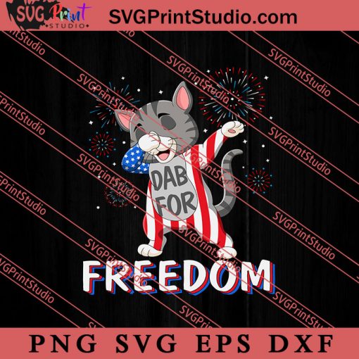 Cat Dabbing 4th Of July SVG, Cat SVG, America SVG, 4th of July SVG