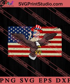 Cat Eagle American Flag 4th SVG, Cat SVG, America SVG, 4th of July SVG