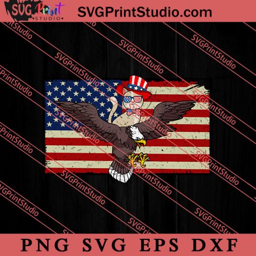 Cat Eagle American Flag 4th SVG, Cat SVG, America SVG, 4th of July SVG