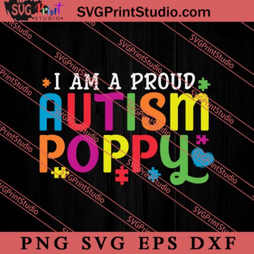 I Am A Proud Autism SVG, Autism Awareness SVG, Puzzle SVG