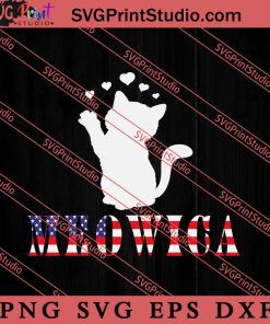 Meowica 4th of July SVG, Cat SVG, America SVG, 4th of July SVG