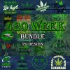 Weed Leaf PNG Bundle 20 design, Marijuana PNG, 420 weed PNG, CannabisPNG