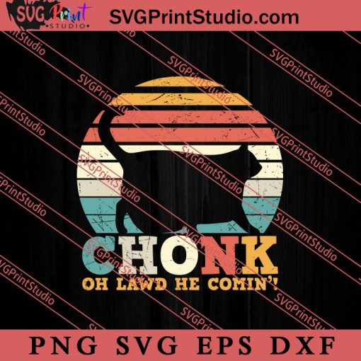 Chonk Cat Scale Meme SVG, Cat SVG PNG EPS DXF Silhouette Cut Files