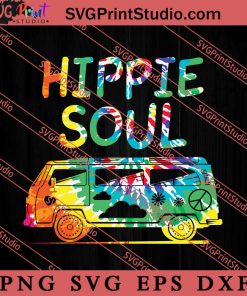 Hippie Tie Dye Van Hippie SVG, Peace Hippie SVG, Hippie SVG