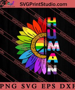 Human LGBTQ SVG, LGBT Pride SVG, Be Kind SVG