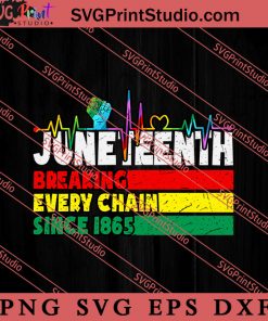 Juneteenth Breaking Every Chain Since 1865 SVG, Juneteenth SVG, African SVG, Black Lives Matter SVG