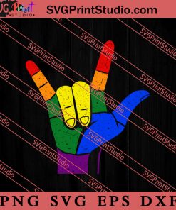 LGBTQ Hand SVG, LGBT Pride SVG, Be Kind SVG