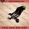 Nature Eagle SVG, Nature SVG, Forest SVG PNG EPS DXF Silhouette Cut Files