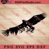 Nature Hawk SVG, Nature SVG, Forest SVG PNG EPS DXF Silhouette Cut Files