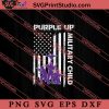 Purple Up Military Child SVG, Military SVG, Veteran SVG